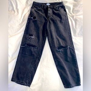 Womens black jeans size 29